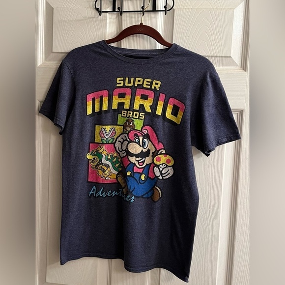 VINTAGE~GRAPHIC TEE~MARIO BROS~M - Picture 1 of 7